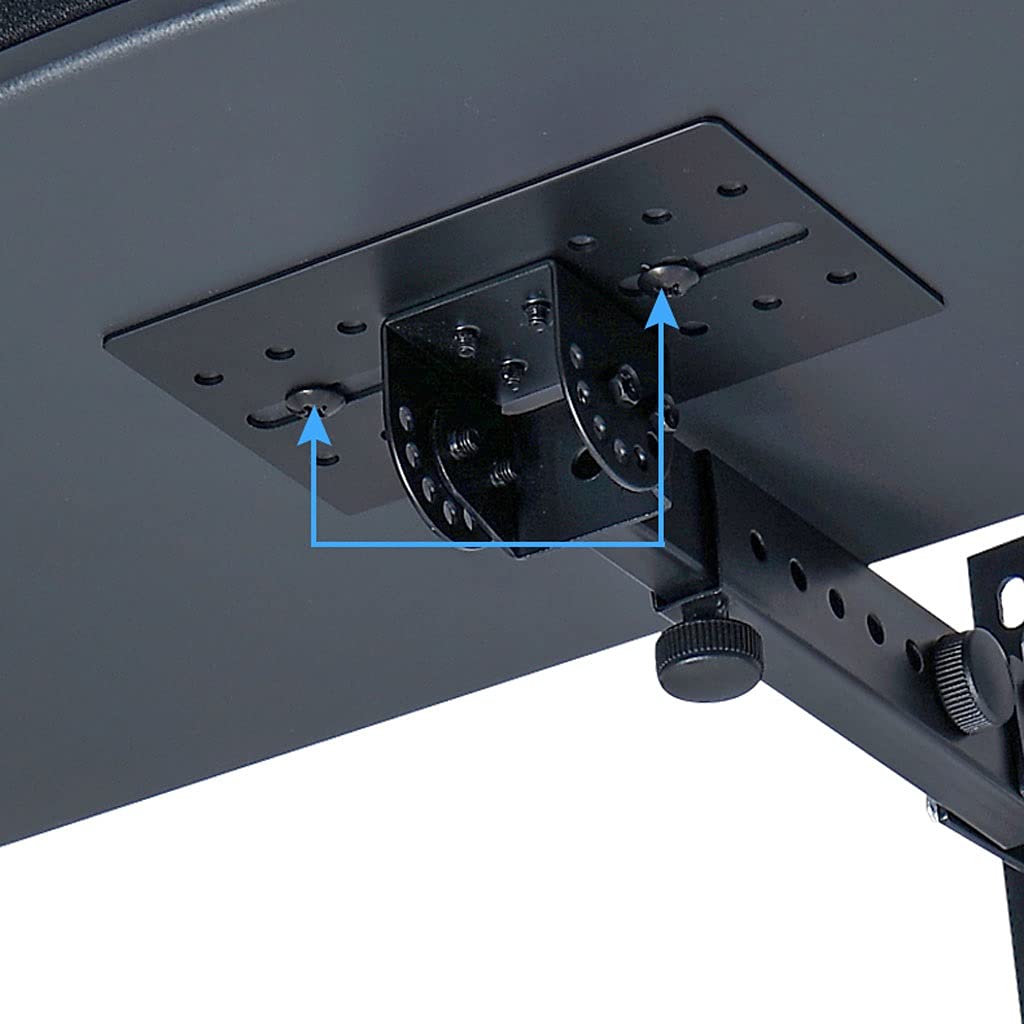 Soporte de Altavoces Altavoz de Soporte de Audio Montaje de Pared Soporte de Soporte de Medios Equipo de Medios Perchador Retractable Soporte de Carga-Rodamiento de Carga 45kg Negro