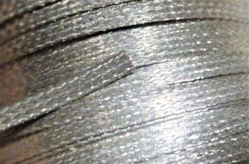 JumpingLight 15 Ft Flat Braided Tinned Copper Wire 1/8'', Wide Ground Strap Cables Electronic Stranded Wire Cable Electrics DIY