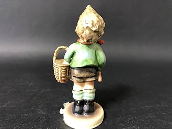 Amazon | ゲーベル Goebel ドイツ 陶器人形 籠を持つ少年 人形
