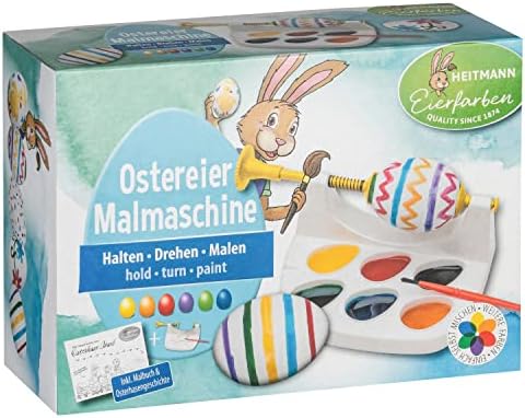 Heitmann Eierfarben - Máquina para pintar huevos de Pascua - 5 co...