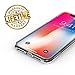 SWEES Shockproof Case Compatible iPhone X, Shockproof TPU Bumper Protective Transparent Clear Hard Back Case, HD Clear