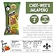 CheeWees Jalapeno Cheddar, Fiery Jalapeño Fusion: Irresistible Crunchy Snack Delight, 2.0 oz (6 Bags)