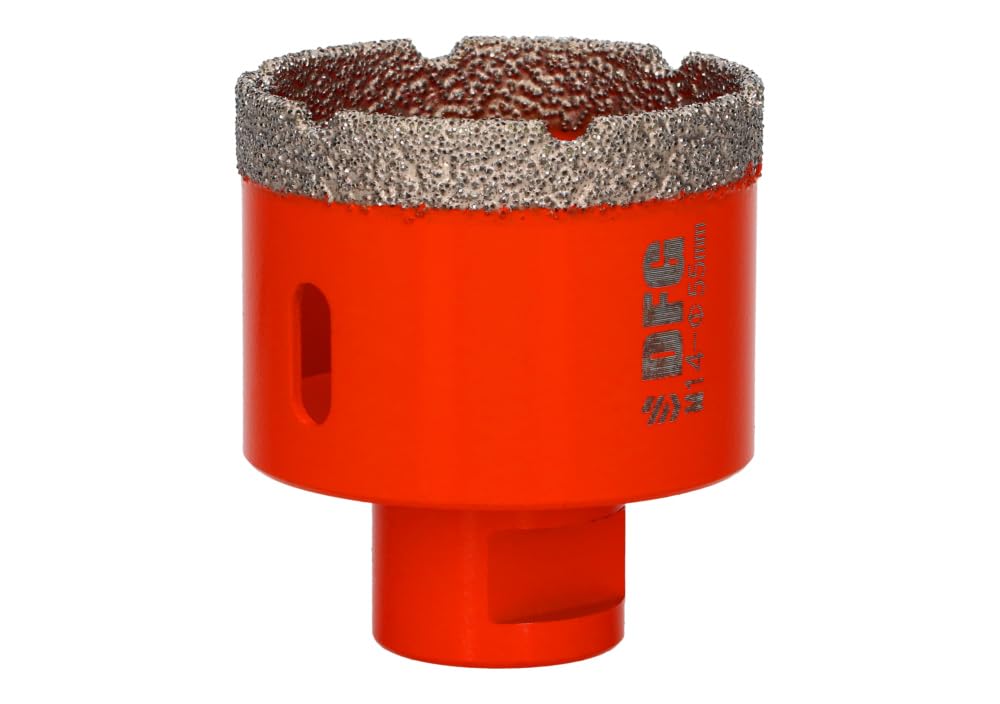 Zestaw 11 otwornic diamentowych 6-68 mm do szkła, gresu i płytek ceramicznych, mocowanie M14, wiercenie na sucho + adapter