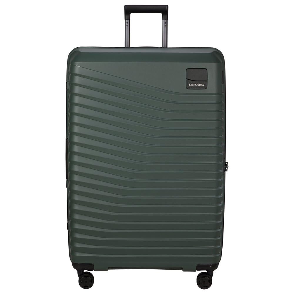 Samsonite Intuo - Spinner XL, valigia espandibile, 81 cm, 132/144 L, (Olive Green)
