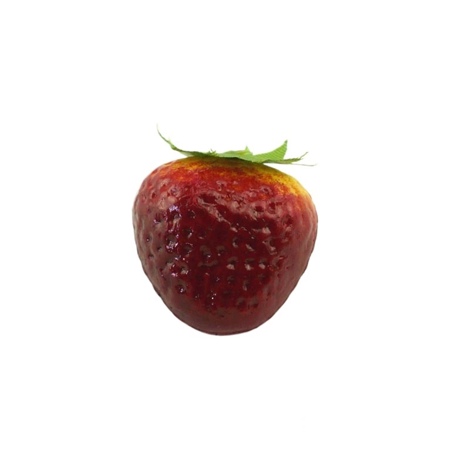 MZSKLW Fake Fruit Fake Fruit Simulated Strawberry Model Plastic Decoration Photography Background Props DIY Home Festival Materials(Color-01,10pcs)