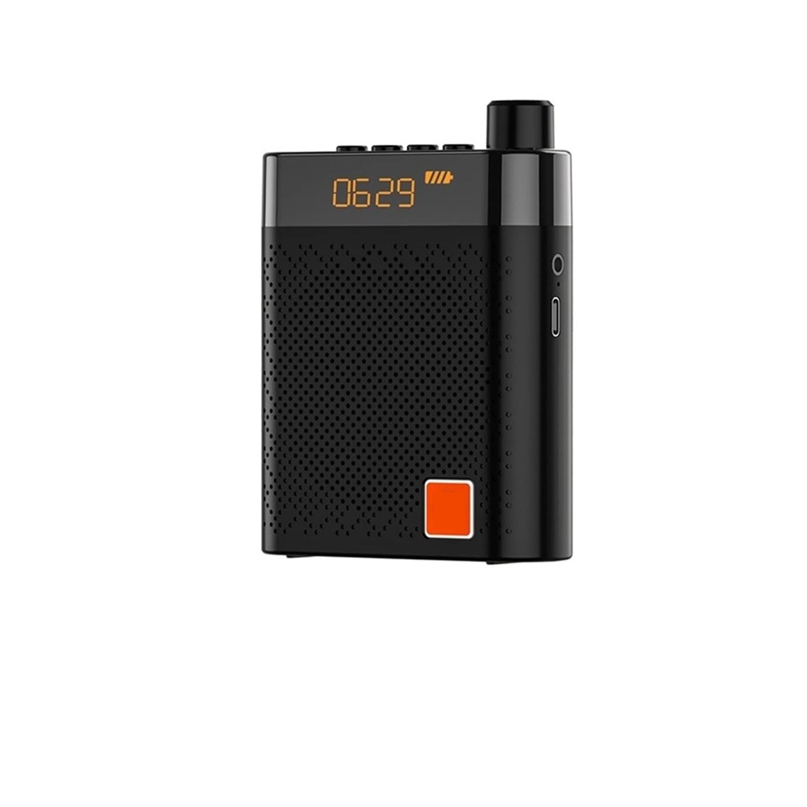Rechargeable Voice Amplifier K6 FM Radio Loudspeaker Microphone Voice Amplifier Booster Megaphone Speaker For Teaching Tour Guide Sales Pro Durable for Teaching, Coach, Instructor