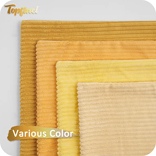 Topfinel Autumn Cushion Covers 45cm x 45cm for Garden Chair, Yellow Cushion Covers Modern Decoration for Sofa Livingroom Home Accessories Scatter Fluffy Cushions 18x18 inches Set of 4 - Image 3