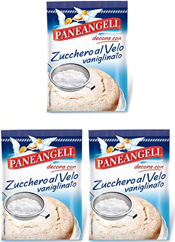 Paneangeli Zucchero Al Velo Zucchero Zucchero - Zucchero Al Velo, 125 Gr, Confezione Da 3