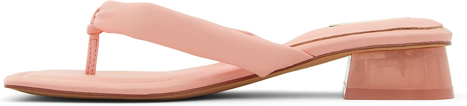 ALDO Women's Gisela Heeled Sandal, Light Orange, 8.5
