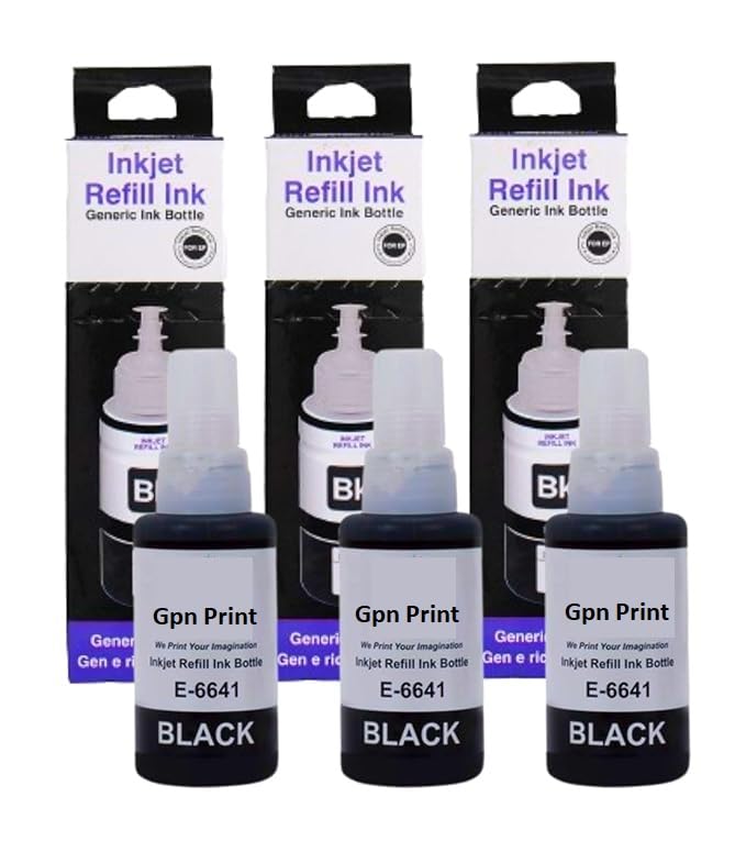 GPN PRINT Refill Ink for Use in Ep- L361 Multi-Function Printer -Black ...