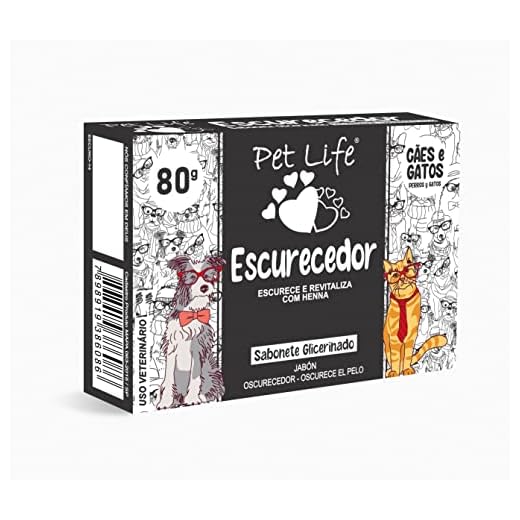 Pet Life Sabonete Escurecedor Cães E Gatos 75G
