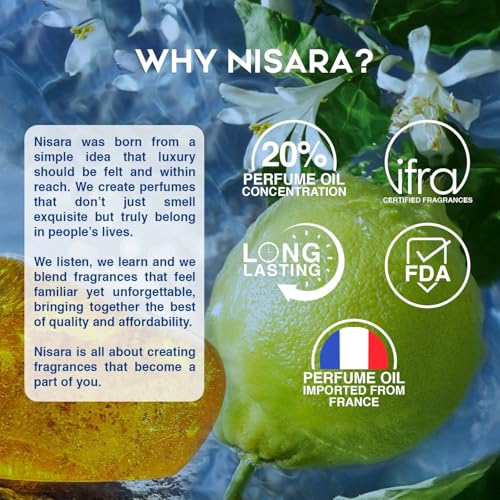 Image of Nisara Aqua Day EDP Perfume for Men, 100ml | Premium Long Lasting Eau De Parfum| Fresh Aquatic, Citrusy & Musky Fragrance with Lemon, Grapefruit, Ginger & Amber Notes for Him