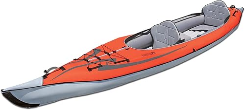 Advanced Elements AE1007-R AdvancedFrame - Kayak inflable convertible - 15 pies color rojo