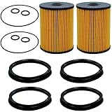 2PCS 16146757196 Fuel Filter Kit with O-Rings Seal Fit for R50 R52 R53 R55 R56 R57 R58 Clubman