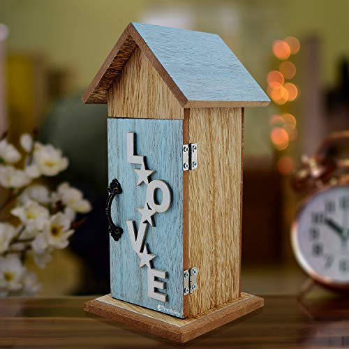 ARCHIES Jewellery Box/Organiser Storage Case for Women, Girls, for Jewellery, Keys, Collection, Jewel Stones, Small Knick-Knack Items (23.5 X 11.5 X 11.5 Cm, Love Letter, Wooden)