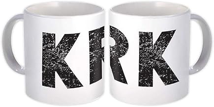 Poland Kraków John Paul II Airport KRK : Gift Mug Airline Travel Pilot AIRPORT - White