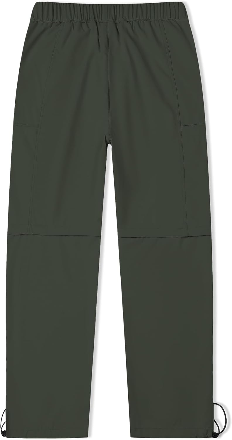 Cromoncent Men's Convertible Zip Off Cargo Pants Water Resistant Outdoor Hiking Pants