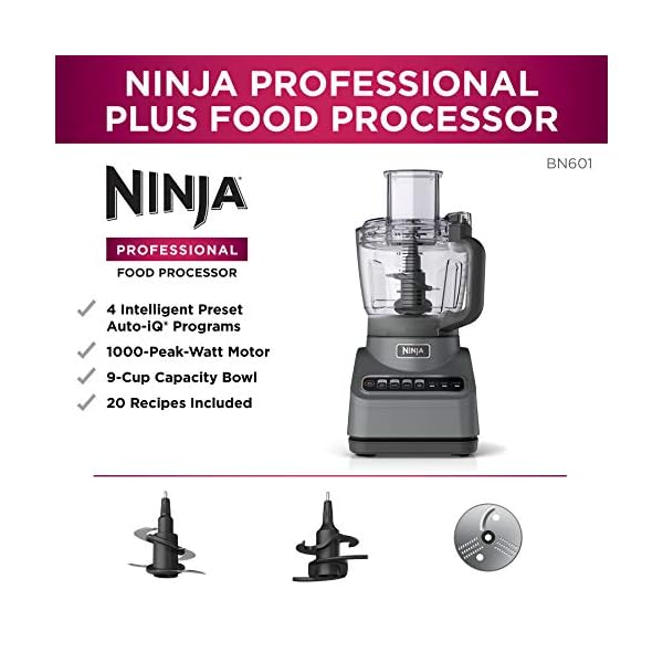 Ninja Professional Plus Food Processor 1000PeakWatts with AutoiQ