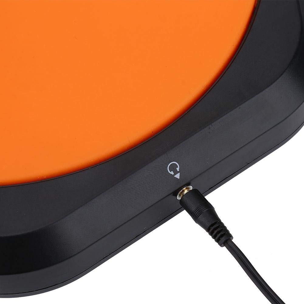 Bnineteenteam Práctica de formación Drum Pad Drum Metronome Pad Portable Digital Electronic Drum Pad con Auriculares Caja Sorda