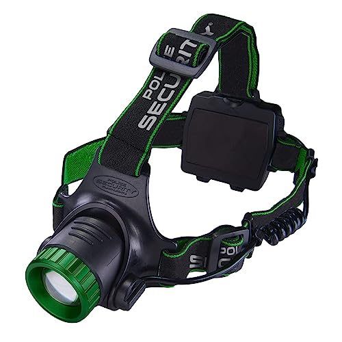Police Security Blackout-R Headlamp Flashlight - Ultra-Bright Rechargeable Headlamp