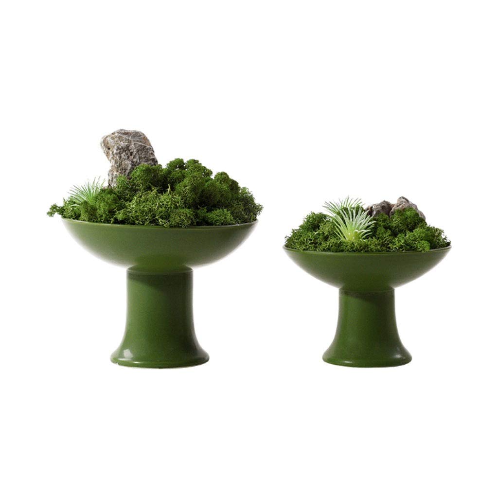 Artificielle Bonsaï Simulation Green Moss Small Bonsaï Simulation Tree Jardin d'extérieur Accueil Décoration de Bureau Simulation Tree High Base Plante en Pot Plante Artificielles (Size : A)