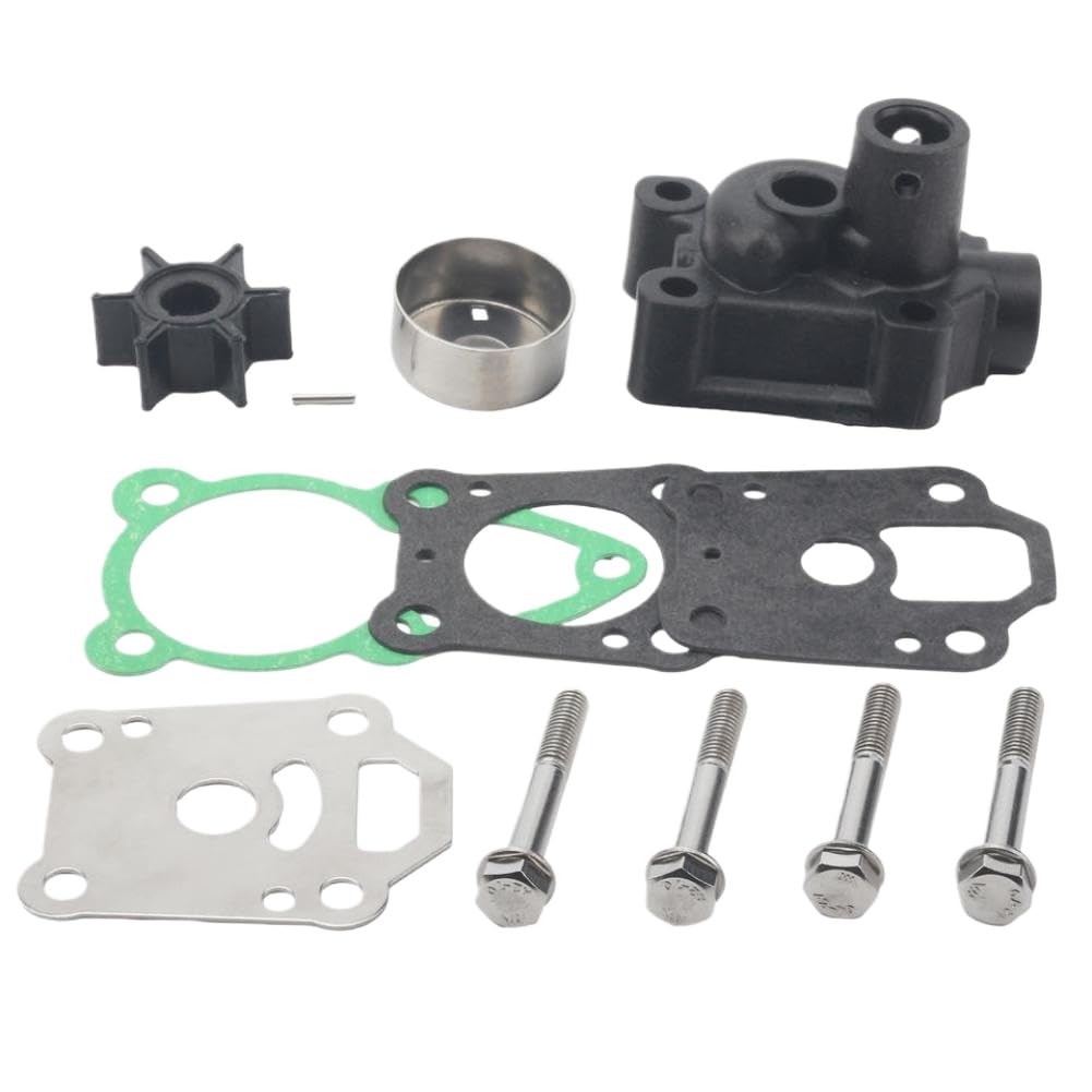 Kit Alloggiamento Girante Pompa Acqua Compatibile Con Mercury 4 5 6 HP | Adatto per Mercury Outboard 4 5 6 CV; Sostituisce 8M0155395 16159A03 16159A1 16159T01