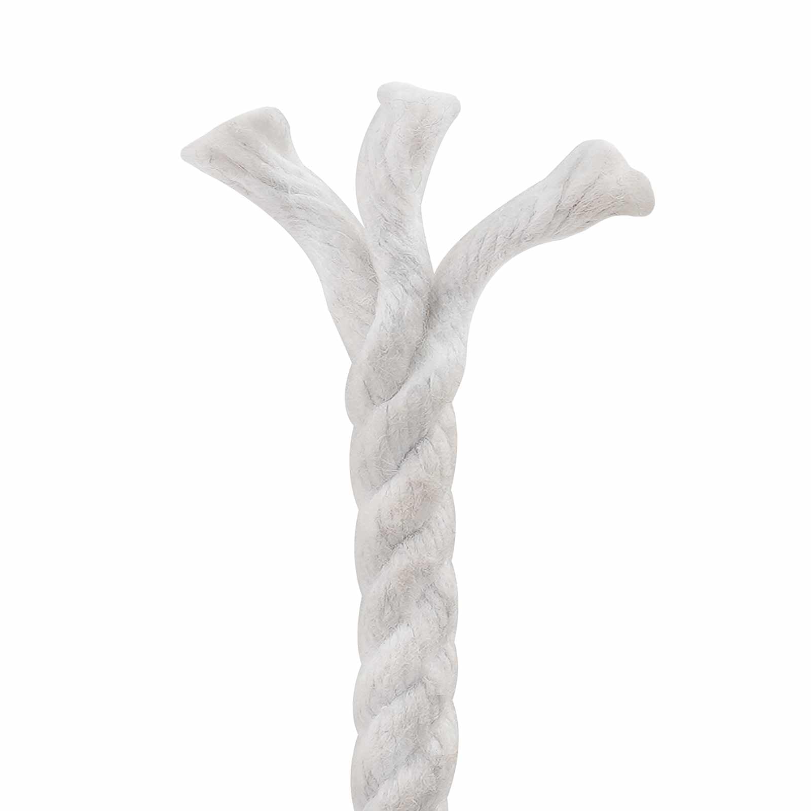Biała linka bawełniana 0,8 x 0,8 cm długości 5000 cm, uniwersalny sznurek do projektów DIY, dekoracji, prac ogrodowych i kreatywnych zastosowań wewnątrz i na zewnątrz