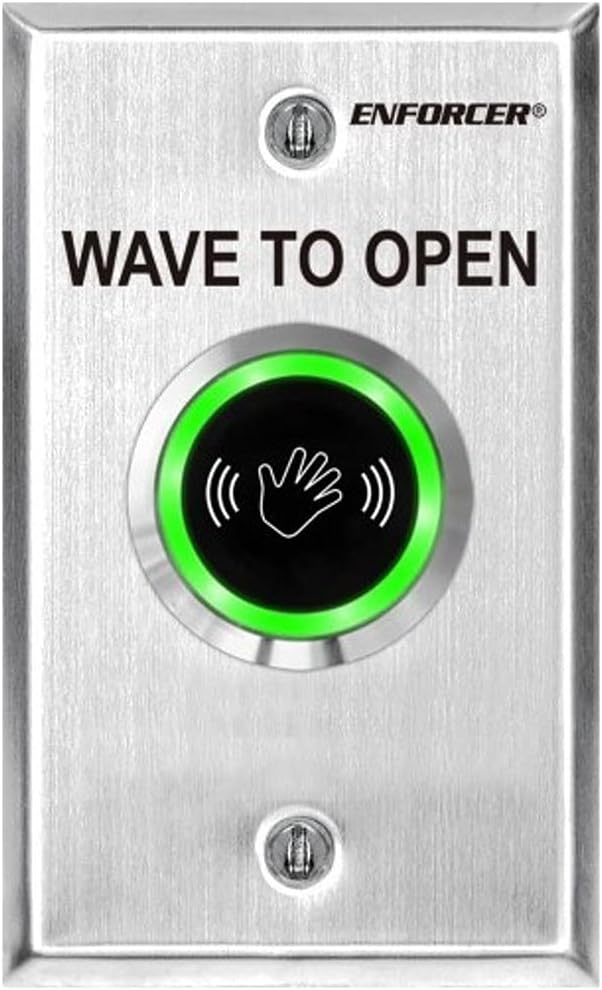 Seco-Larm Enforcer No Touch Request-to-Exit Plate, Outdoor (SD-9263-KSQ)