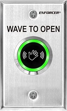 Seco-Larm Enforcer No Touch Request-to-Exit Plate, Outdoor (SD-9263-KSQ)