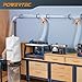 POWERTEC 70306 4 Inch Dust Collection Fittings Network with Dust Hose Splice, Blast Gates, Pipes, 90-Degree Elbow Connector, Y-fittings, Mounting Brackets