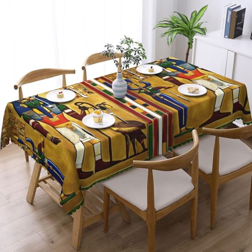 Nappe rectangulaire en tissu Ancient Egypt Tribe de qualité supérieure - 3