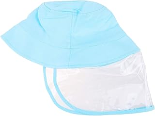 PRETYZOOM Baby,Clothing PRETYZOOM Children's Sun Hat with Face Protection Visor Safety Helmet Face Shield Baby Fisherman Hat Face Shield UV Sun Protection Hat Splash Guard