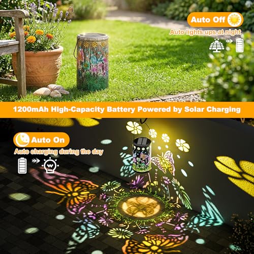Lampes solaires dynamiques extérieur étanche pour balcon et jardin - 5
