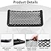 2 PCS Car Net Pocket, ABS Plastic Frame Cargo Net Storage Pockets Phone Nets, Car Mesh Net Pockets with Screws for Auto, RV, Boat, and Camper Storage Nets (9 x 4.3 Inch)
