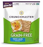 Crunchmaster Grain-Free Crackers, Gluten Free, Non GMO – Lightly Salted, 3.54 Ounce (Pack of 1)