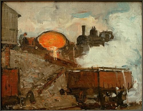 HRJUBWREE Cartel Lienzo Impresión Lienzo Moderno Pintura Pared Arte Cuadro Fundición de escoria Ii por Leonhard Sandrock para Decoración de Paredes 60x90cm