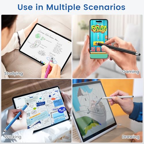 Lápiz capacitivo universal 2 en 1 de precisión para Android y Galaxy 7