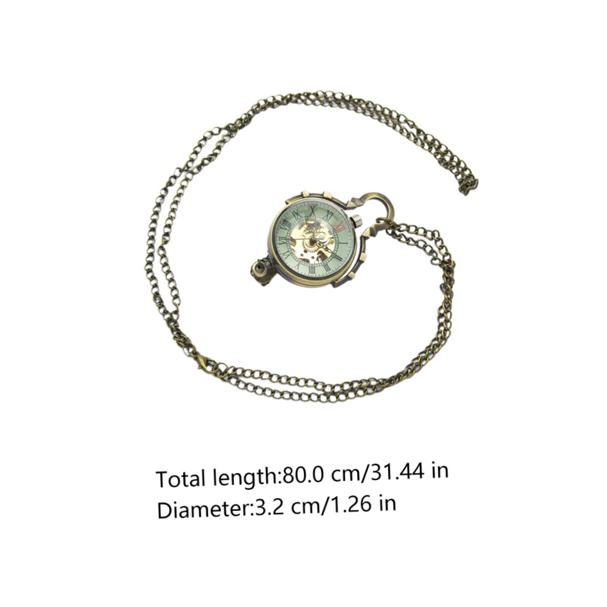 Reloj De Bolsillo Colgante Hueco Esférico Vintage De Aleación Mecánico para Mujer Accesorio De Moda Obsequio Especial