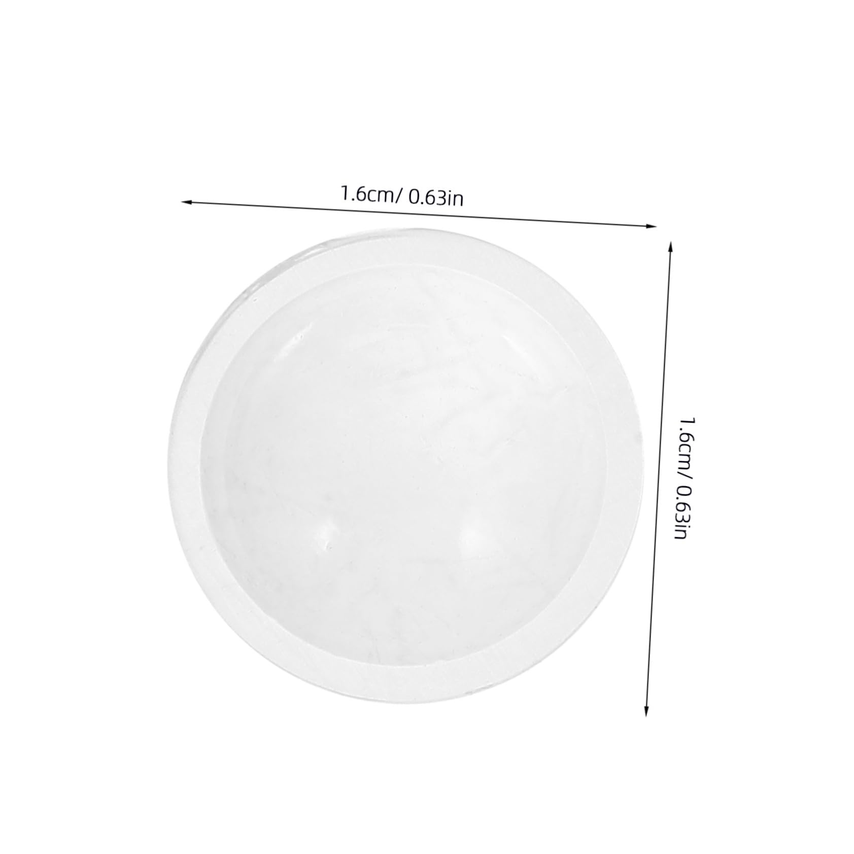 HOLIDYOYO Djustable Focus Flashlight Lens 5pcs 16mm Convex Lens Set for Science Educati