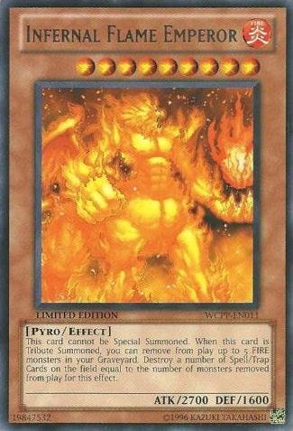 Amazon.com: Yu-Gi-Oh! - Infernal Flame Emperor (WCPP-EN011