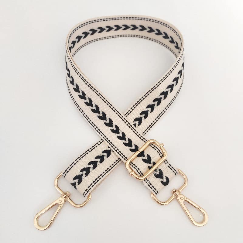 Sangle De Sac Réglable Amexo - Bandoulière Universelle 3.8cm Avec Mousqueton, Rose