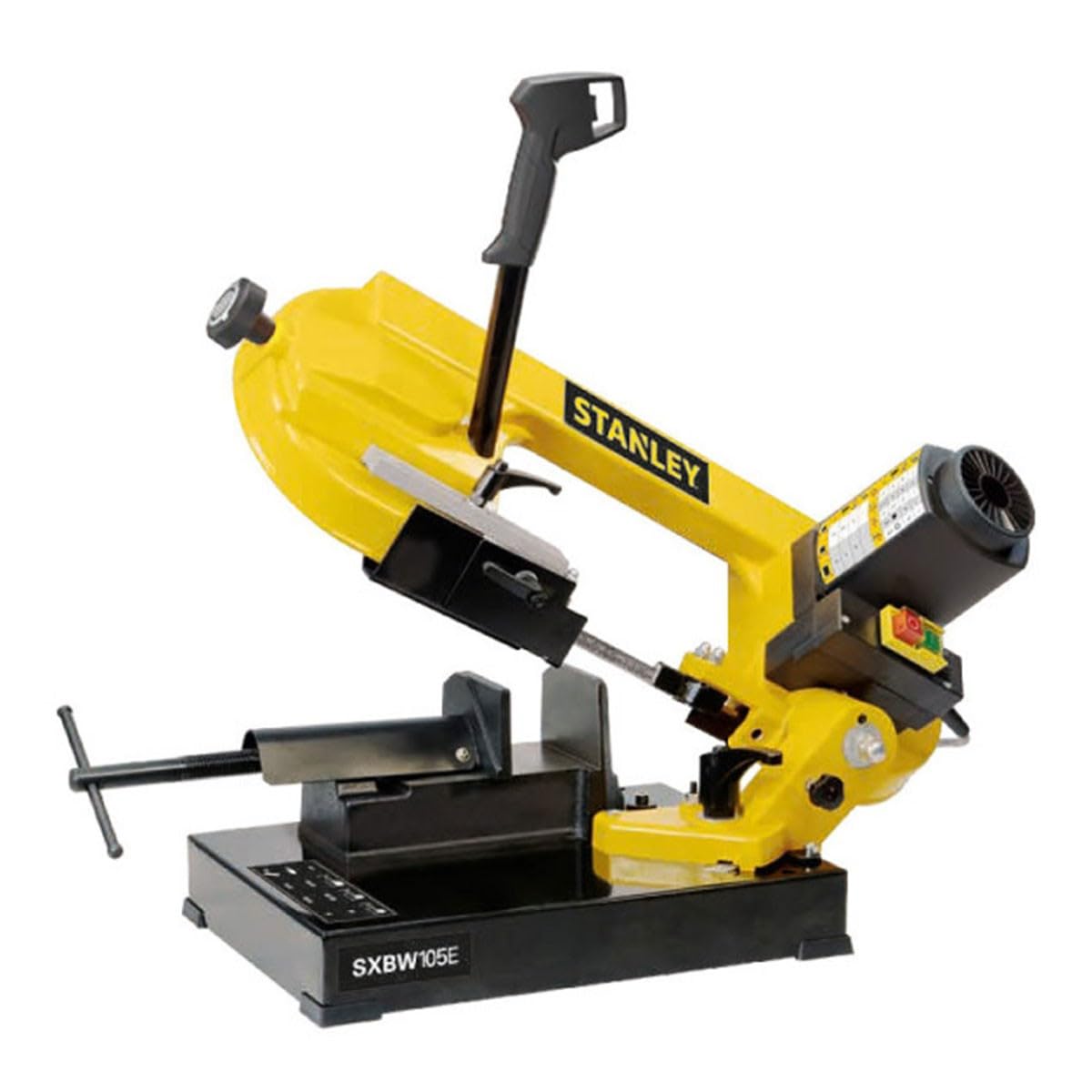 STANLEY - Scie à ruban métal 750W Coupe jusqu'à 105mm Lame bimétal SXBW105E