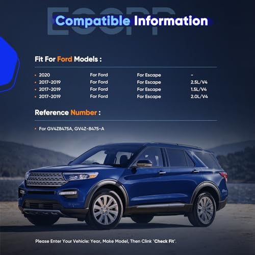 Image of ECCPP GV4Z8475A Active Grille Shutter 2017-2019 for Ford for Escape 1.5L