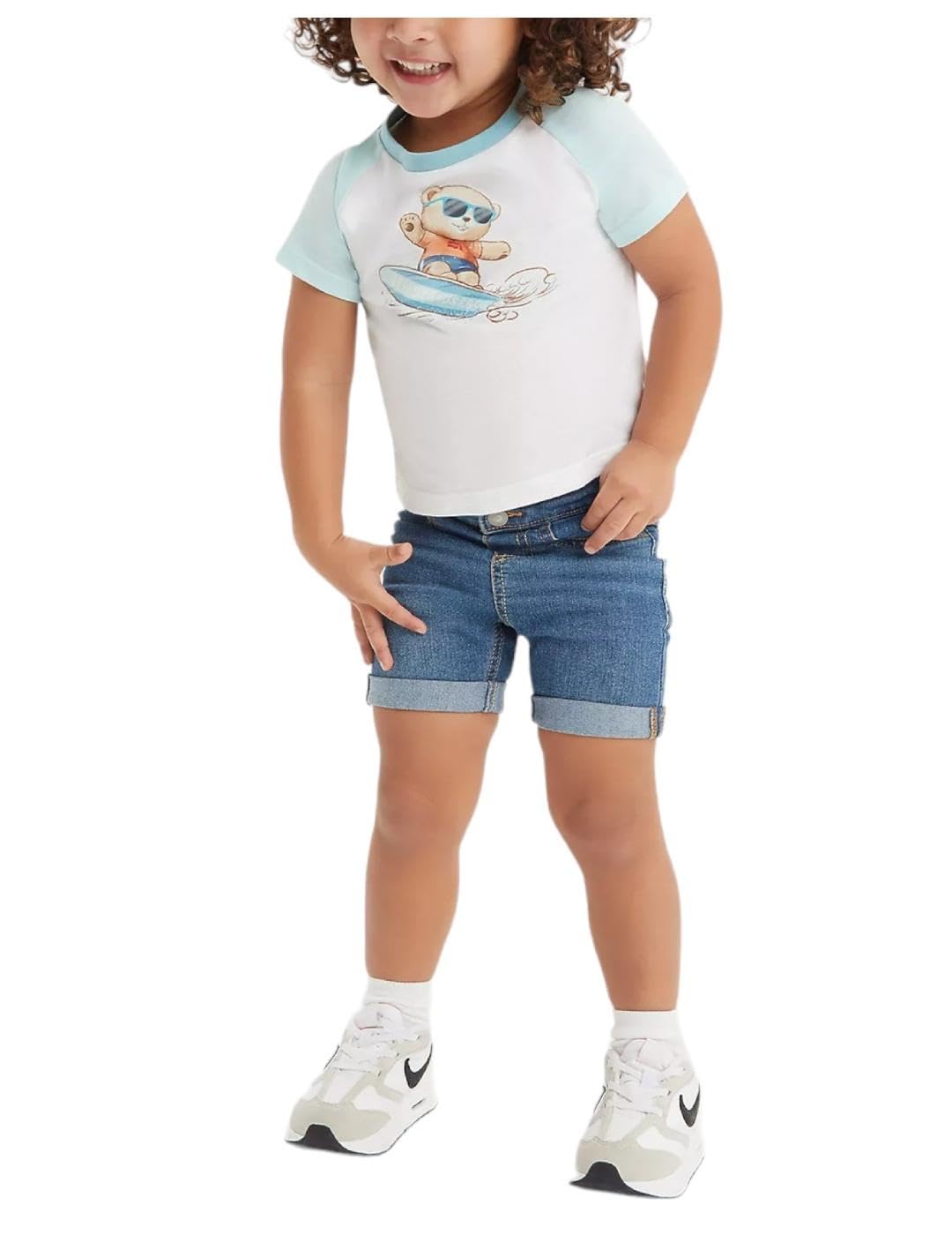Levi's Baby-Jungen Tee and Short Set Sbss241 Abgestimmte Outfits