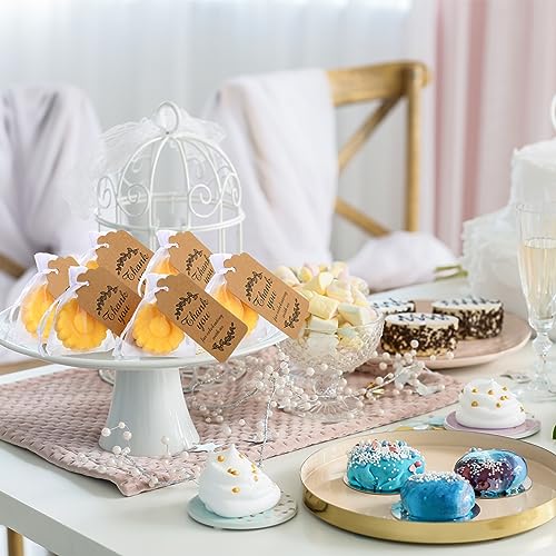 25 set sunflower mini soap for wedding party favors bridal shower favors baby shower soap guests gifts small handmade with drawstring organza bags and thank you cardsyellow