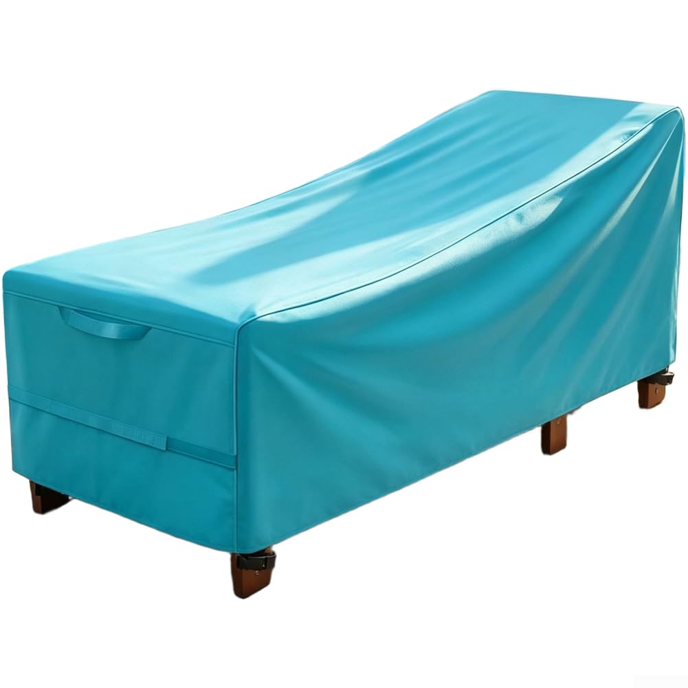 Funda para silla reclinable exterior lona impermeable para tumbona 420D