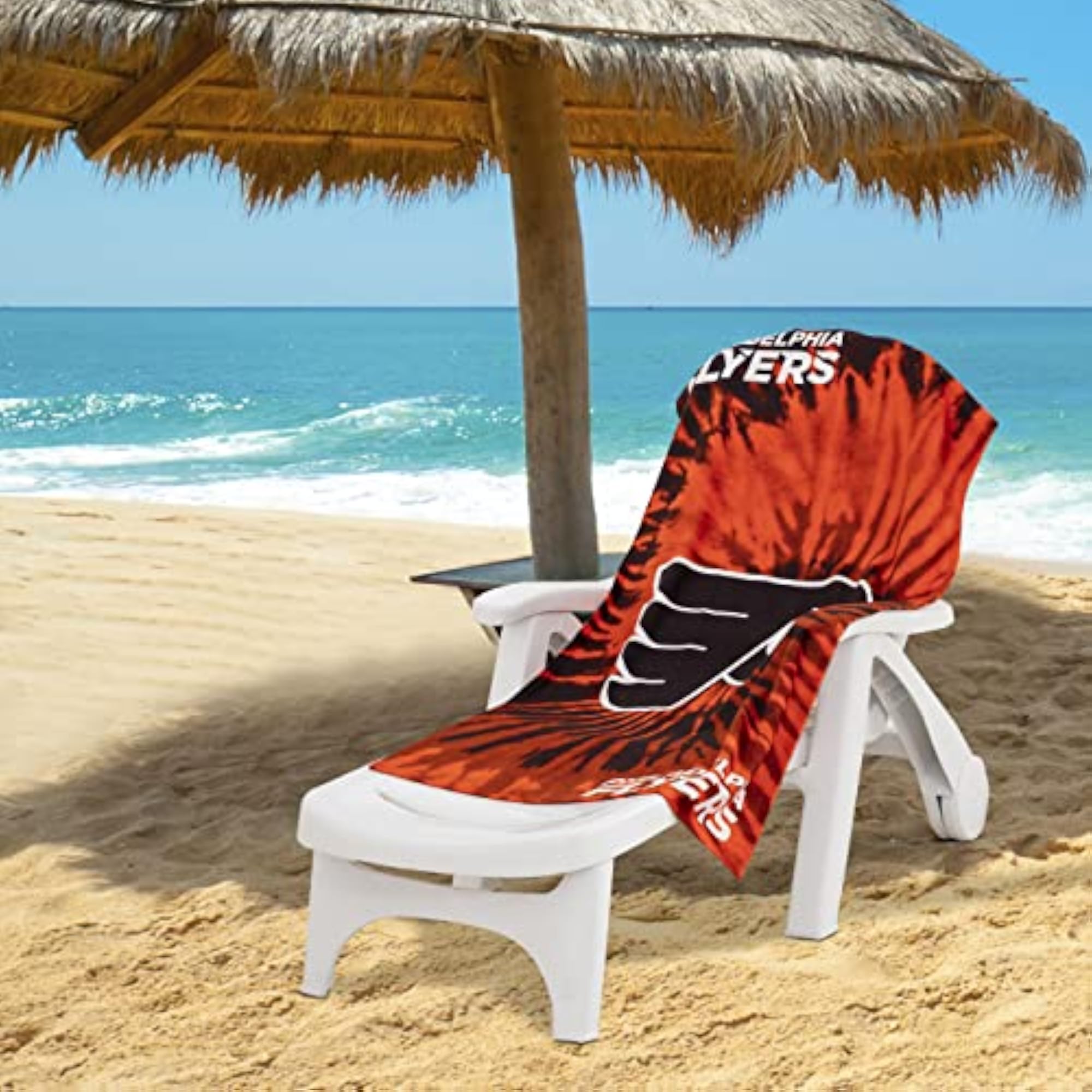 NHL Philadelphia Flyers Beach Towel, Psychedelic