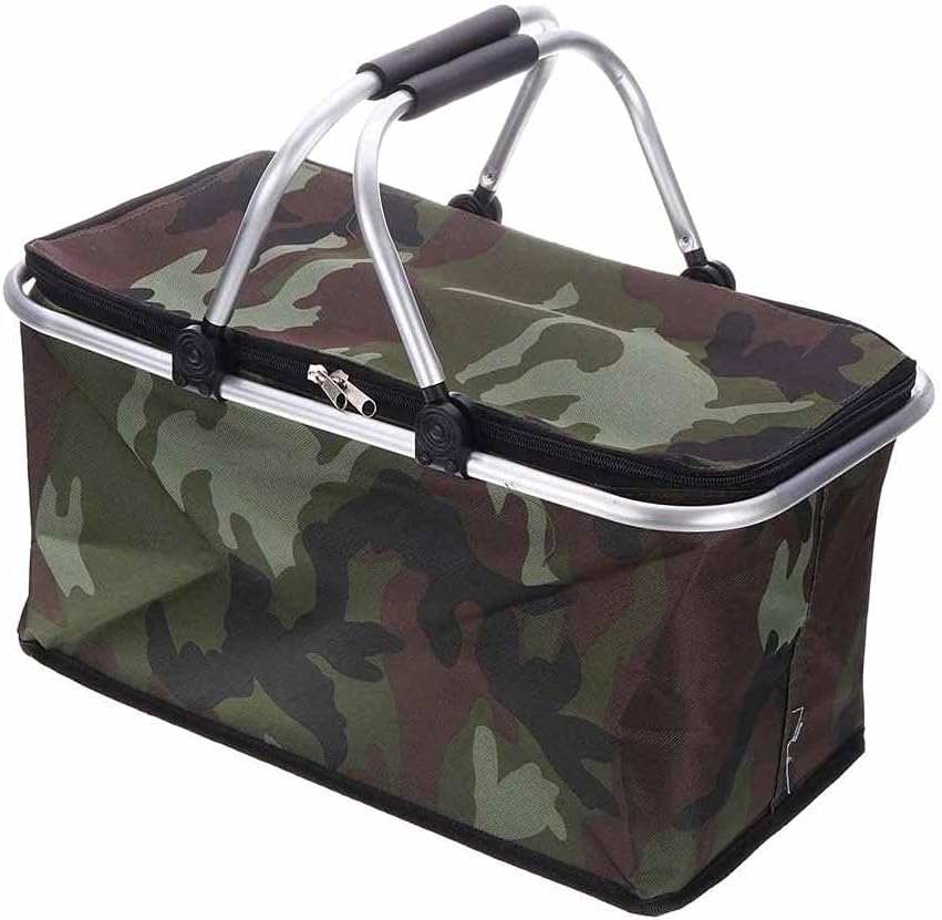 30L Foldable Thermal Insulated Bag Cooler Bags Pizza Food Pizza Delivery Picnic Storage Holder Functional Bag Storage Basket(D)