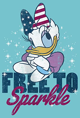 Disney Characters All American Girl's Solid Crew Tee2