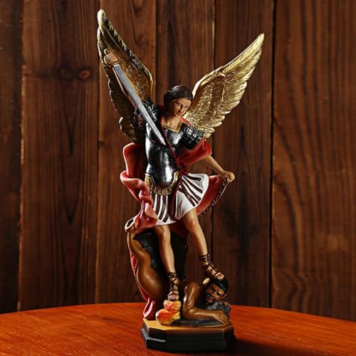 St. Michael l'archange figurine religieuse pour autel de maison - 3